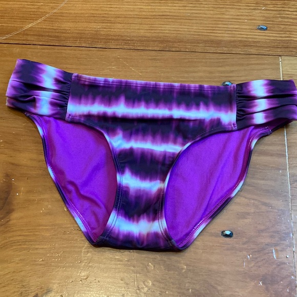 ATHLETA XS Jazz Del Mar Shirred Bottoms Swim Bikini - Picture 1 of 4